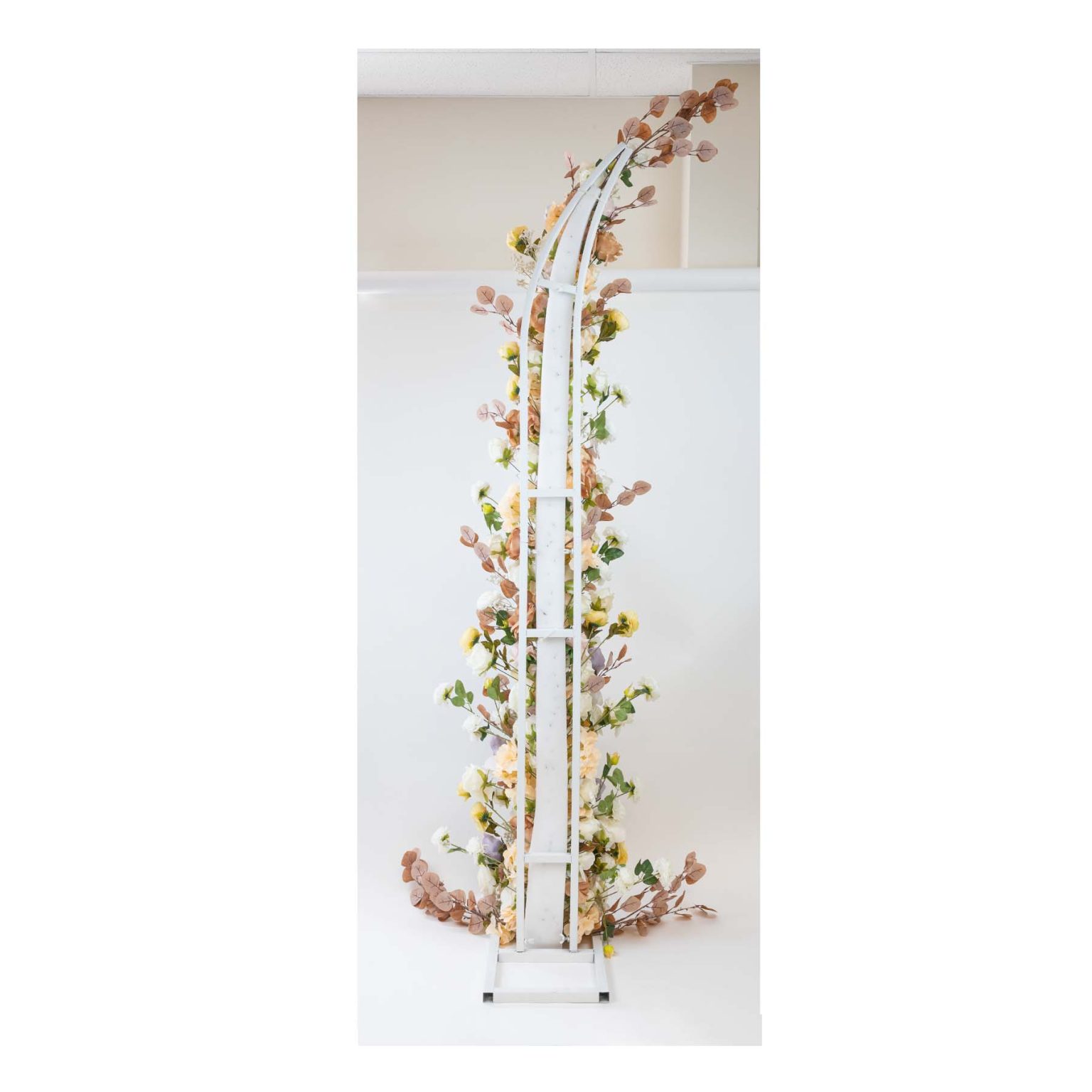 Crescent Floral Arch 2-Piece - 210cm Wedding Arch Flower Arbour