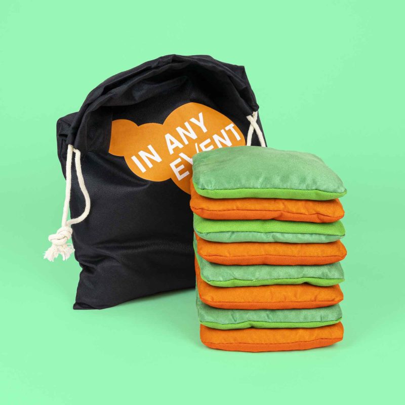 Premium Cornhole Toss Bean Bag Set - Duck Cloth and Microsuede