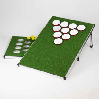 Golf Pong Set - Folding Beer Pong Golf Boards