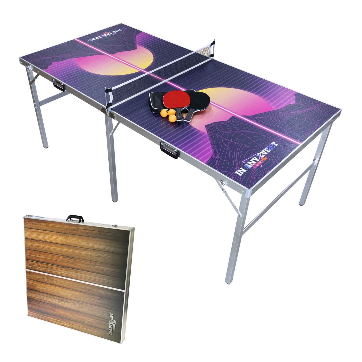 Portable Folding Table Tennis Table 183cm Take It Anywhere