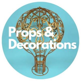Event Decorations, Props and Accessories