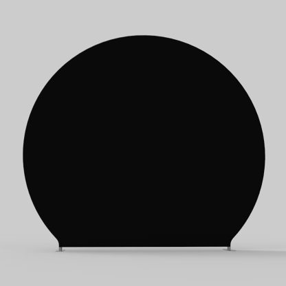 Round Backdrop - Black