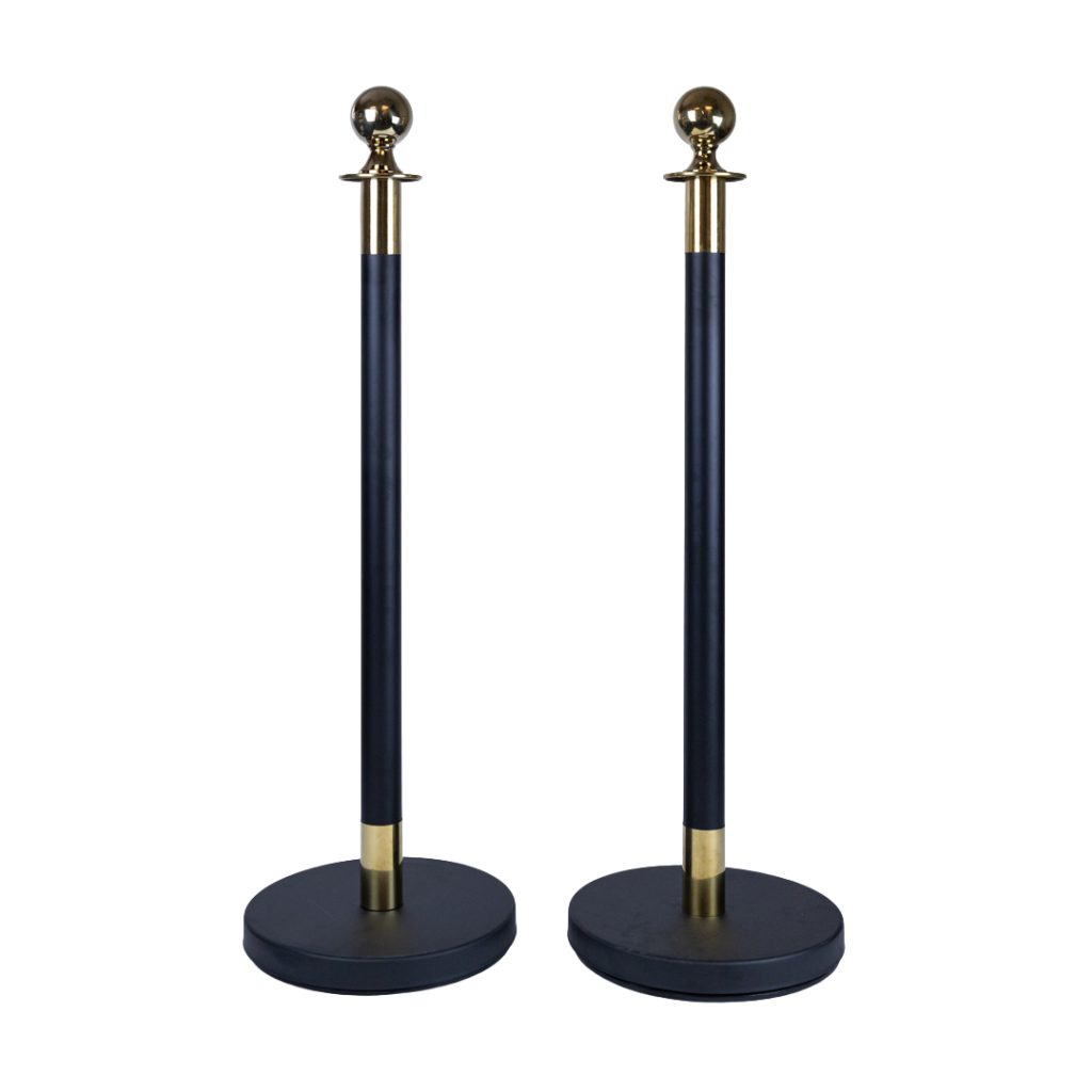 Gold Velvet Rope Stanchion Bollards | VIP Barrier | In Any Event