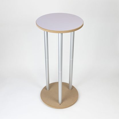 Round Plinth Set With Spandex Covers -