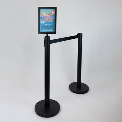 Retractable Belt Barrier - A4 Sign Frame