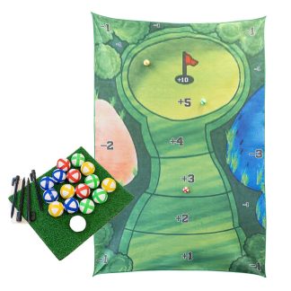 Velcro Golf Game - Golf Practice Chipping Mat Party Game