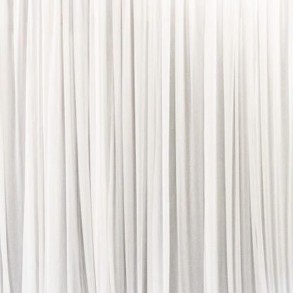 Ice Silk Backdrop Curtains - 3m Pleated Rayon Wedding Backdrop Drapes - White