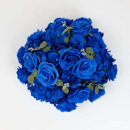 Red Artificial Rose and Hydrangea Flower Ball for elegant decor