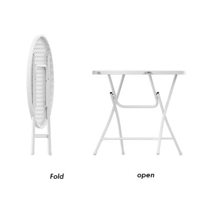 80cm Round Trestle Table 06