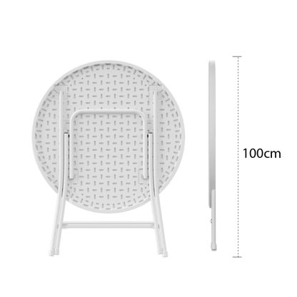 80cm Round Trestle Table 06