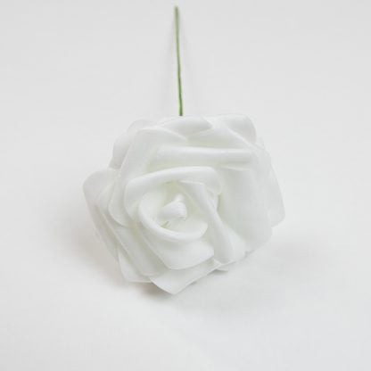 Artificial Rose With Wire Stem - 25 Pack