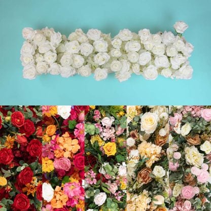 Flower Edging floral Backdrop Runners available in a range of styles and colours