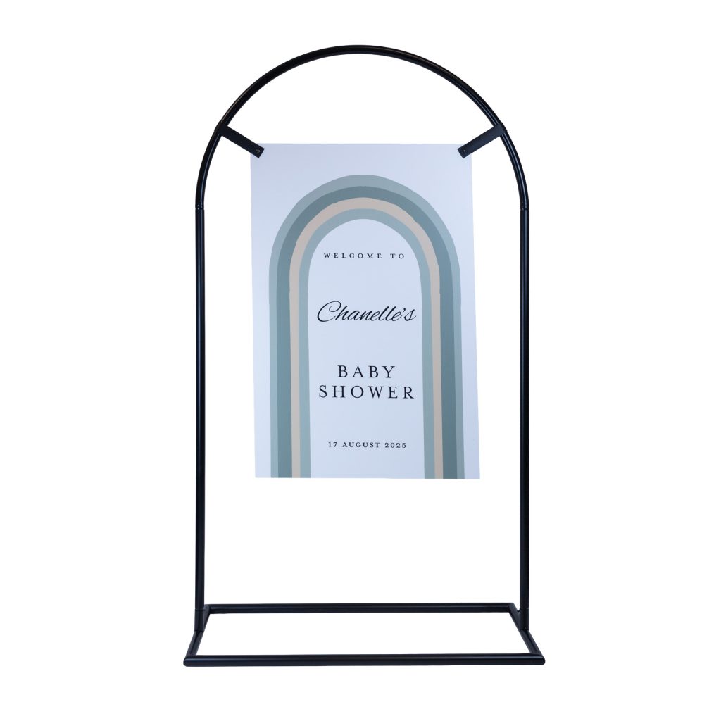 Arch Signage Stand for Weddings and Events