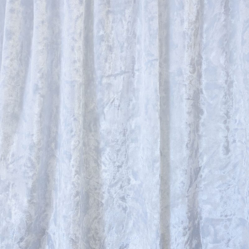 Crushed Velvet Backdrop Curtain 3m x 3m - Black or White