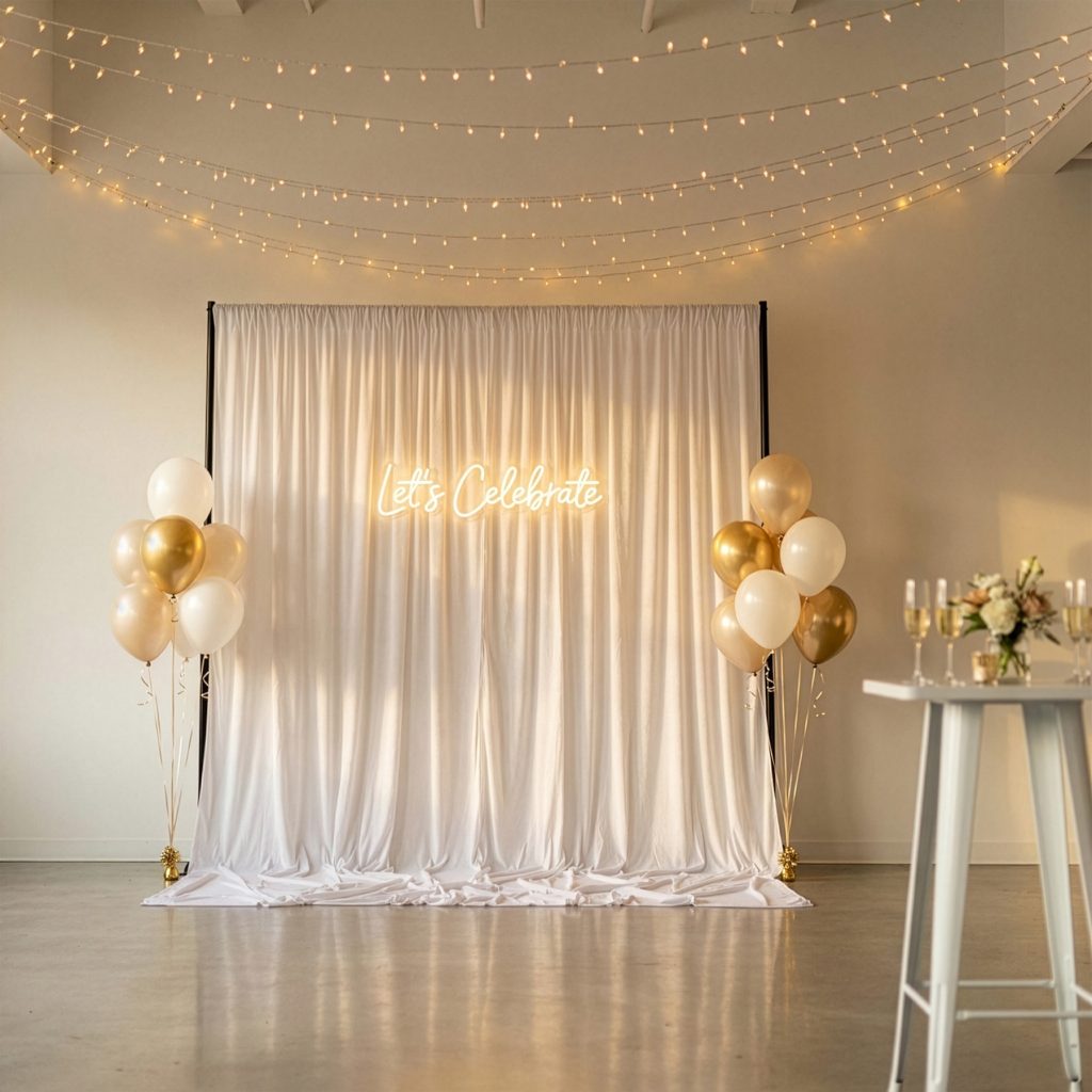 Velvet Backdrop Curtain 3m x 3m for Weddings, Events & Photography